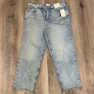 Universal thread Highest Rise Straight leg jeans size 12 distressed